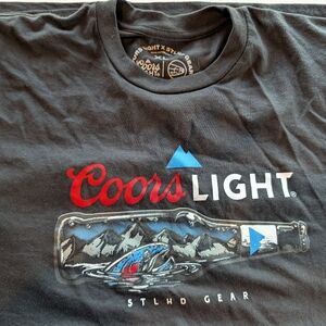 NWOT STLHD Men’s X Coors Light Bottlescape Tee